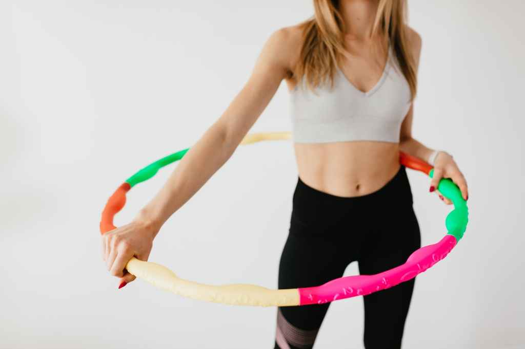 have fun and burn calories with a hula hoop